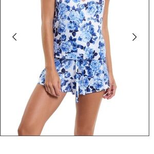 Hanky Panky Blue Floral Pajama Set